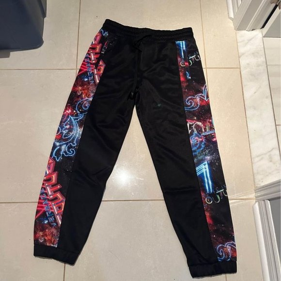 VERSACE Jeans Couture Drawstring Galaxy Detailed Sweatpants - Picture 1 of 3